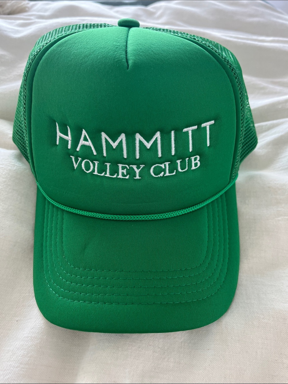 Hammitt Green Volley Club Trucker Hat